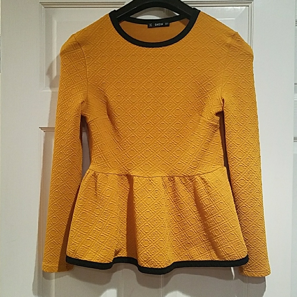 Shein peplum top